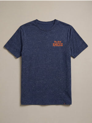 NY Knicks Short-Sleeve Breeze Tee - Midnight Skies Heather