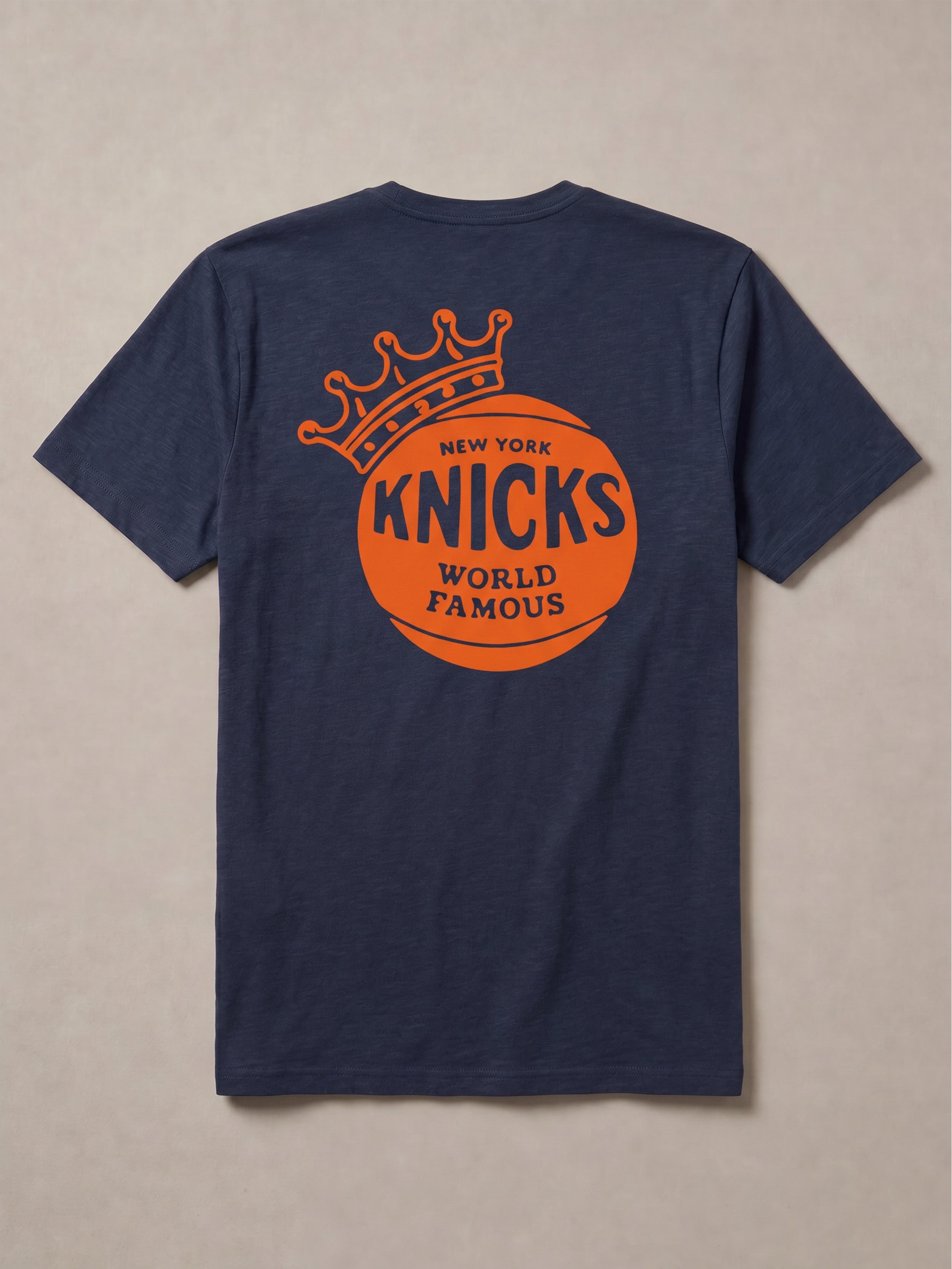 NY Knicks Sunwashed Regenerative Tee - Dune Navy