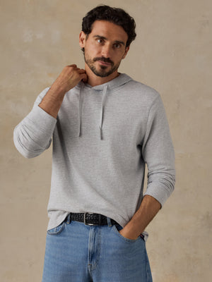 Sunwashed Organic Hoodie - Light Grey Heather