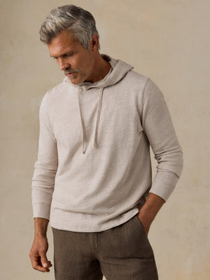 Sunwashed Organic Hoodie - Oat Plains Heather