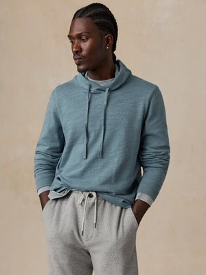 Sunwashed Organic Hoodie - Seaglass Blue