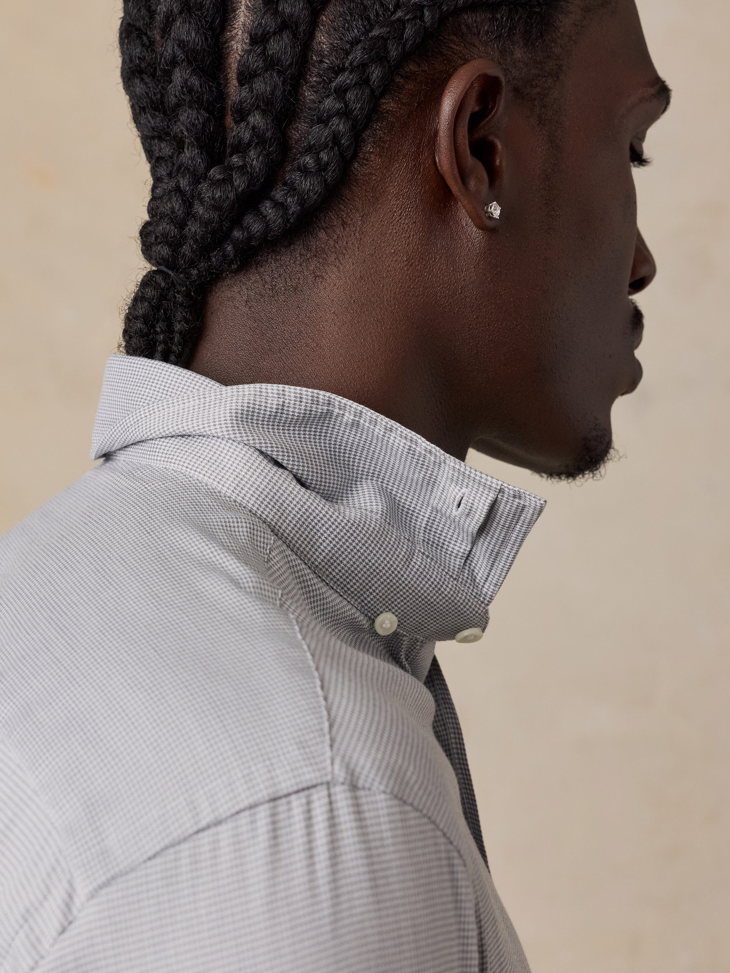 The Movement™ Shirt - Grey Pincheck