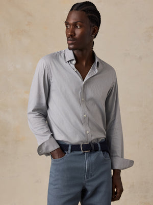 The Movement™ Shirt - Grey Pincheck