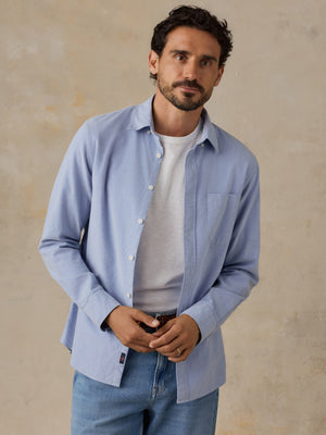 Laundered Oxford Shirt - Isle Blue