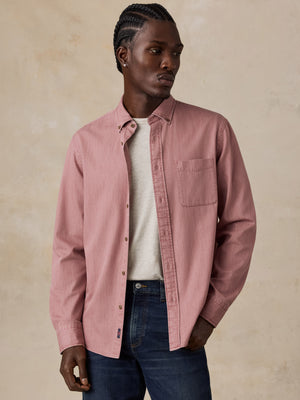 Patina Chambray Shirt - Wild Rose
