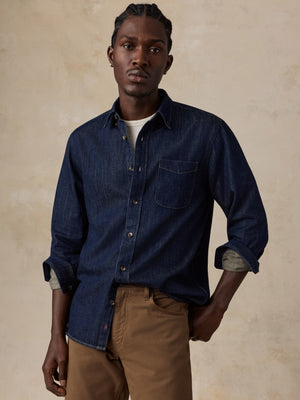 Original Cotton Denim Shirt - Harbor Coast Wash
