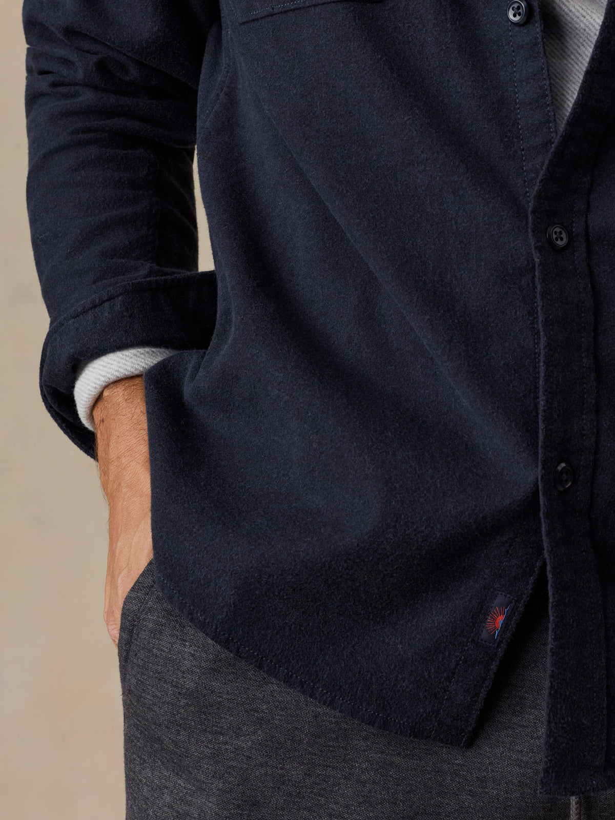 Chamois Shirt - Abyss Navy, image 4 of 6