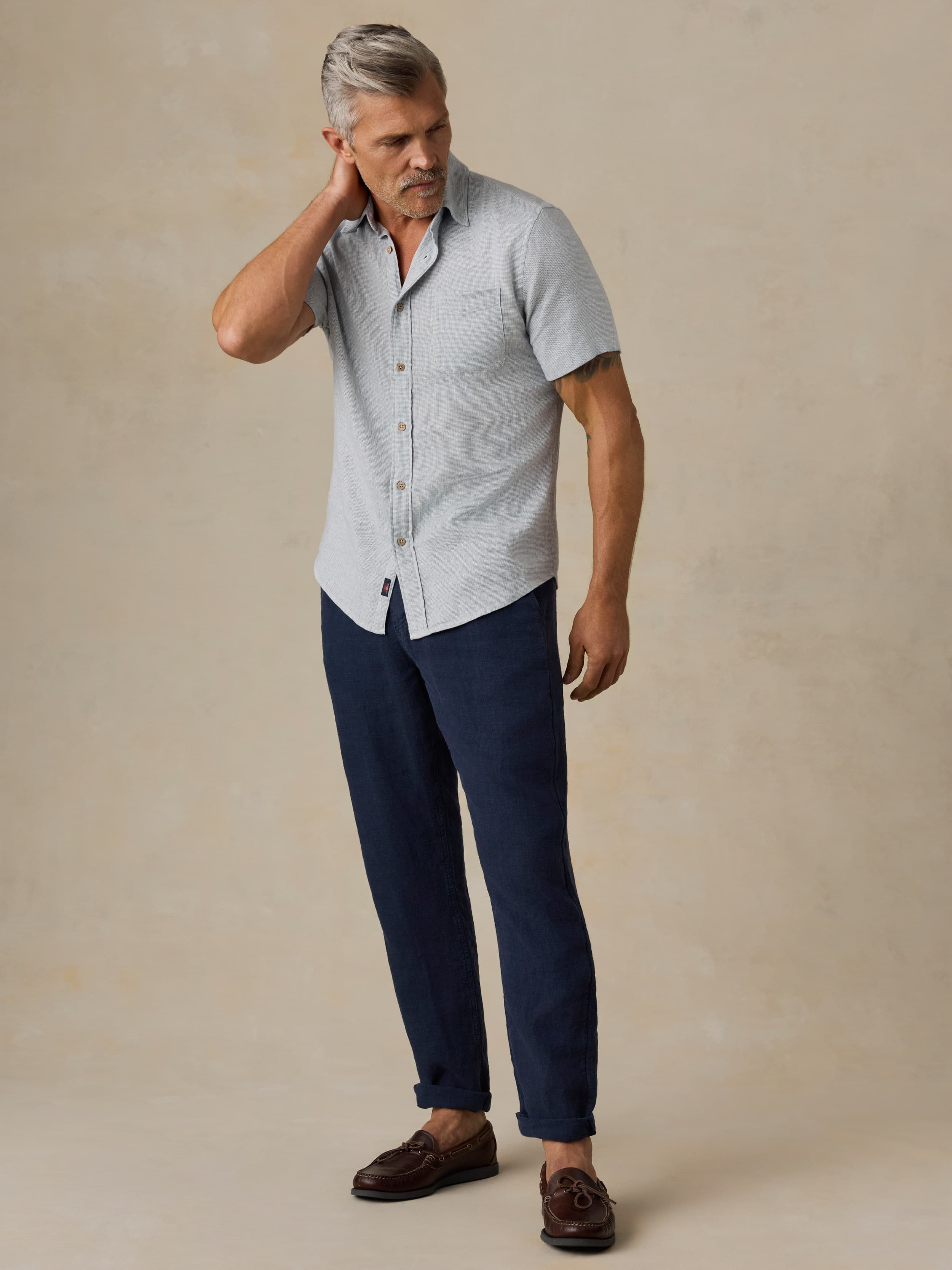dress pants with short sleeve shirt Men's Performance Dress Shirt - xShirt 4.0 Short Sleeve