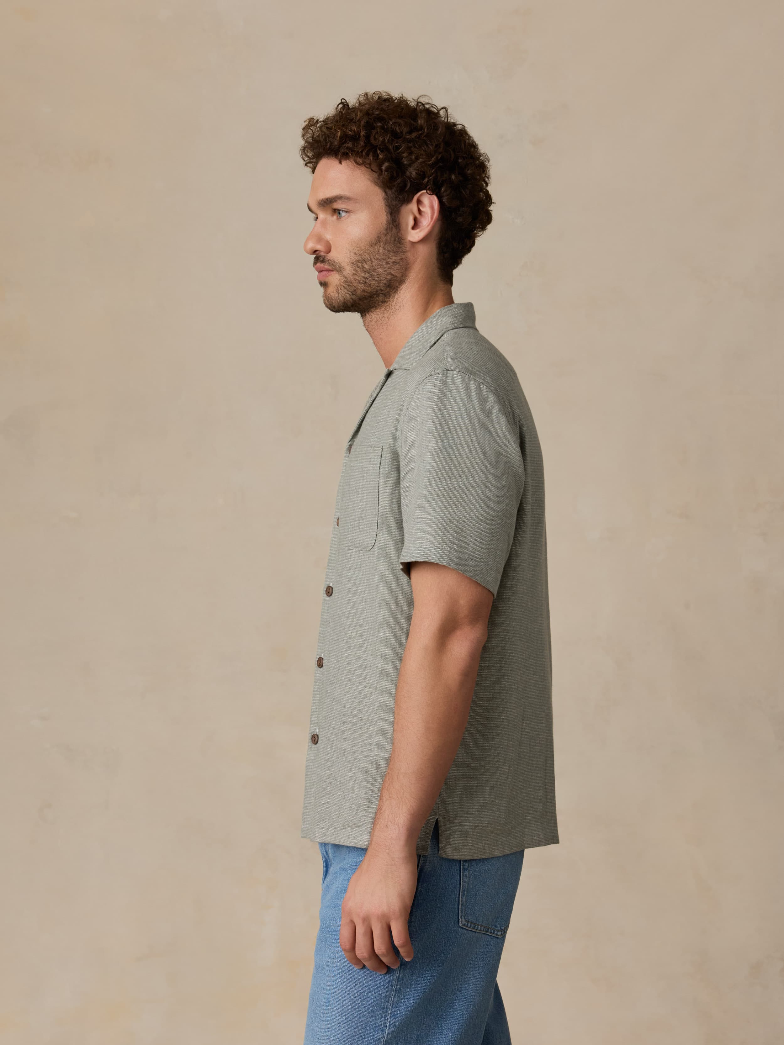 Short-Sleeve Breeze Camp Shirt - Garden Valley | Faherty Brand