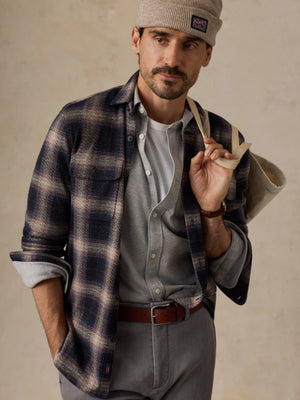 Legend™ Sweater Shirt - Storm Ombre Plaid