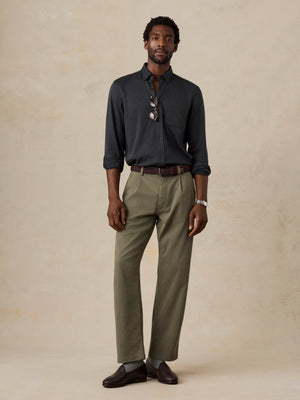 Coastline Knit Shirt - Mountain Black Twill