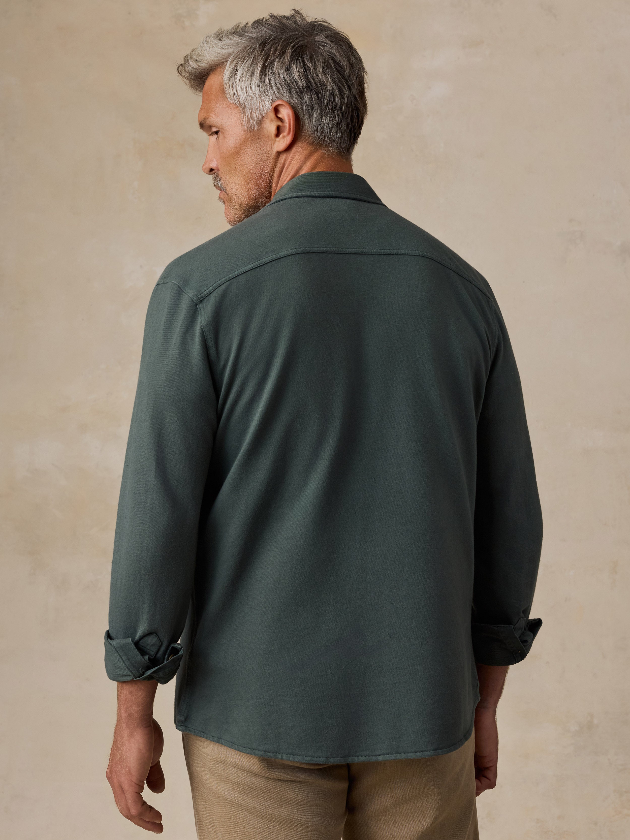 Field Knit Shirt - Forest Trail