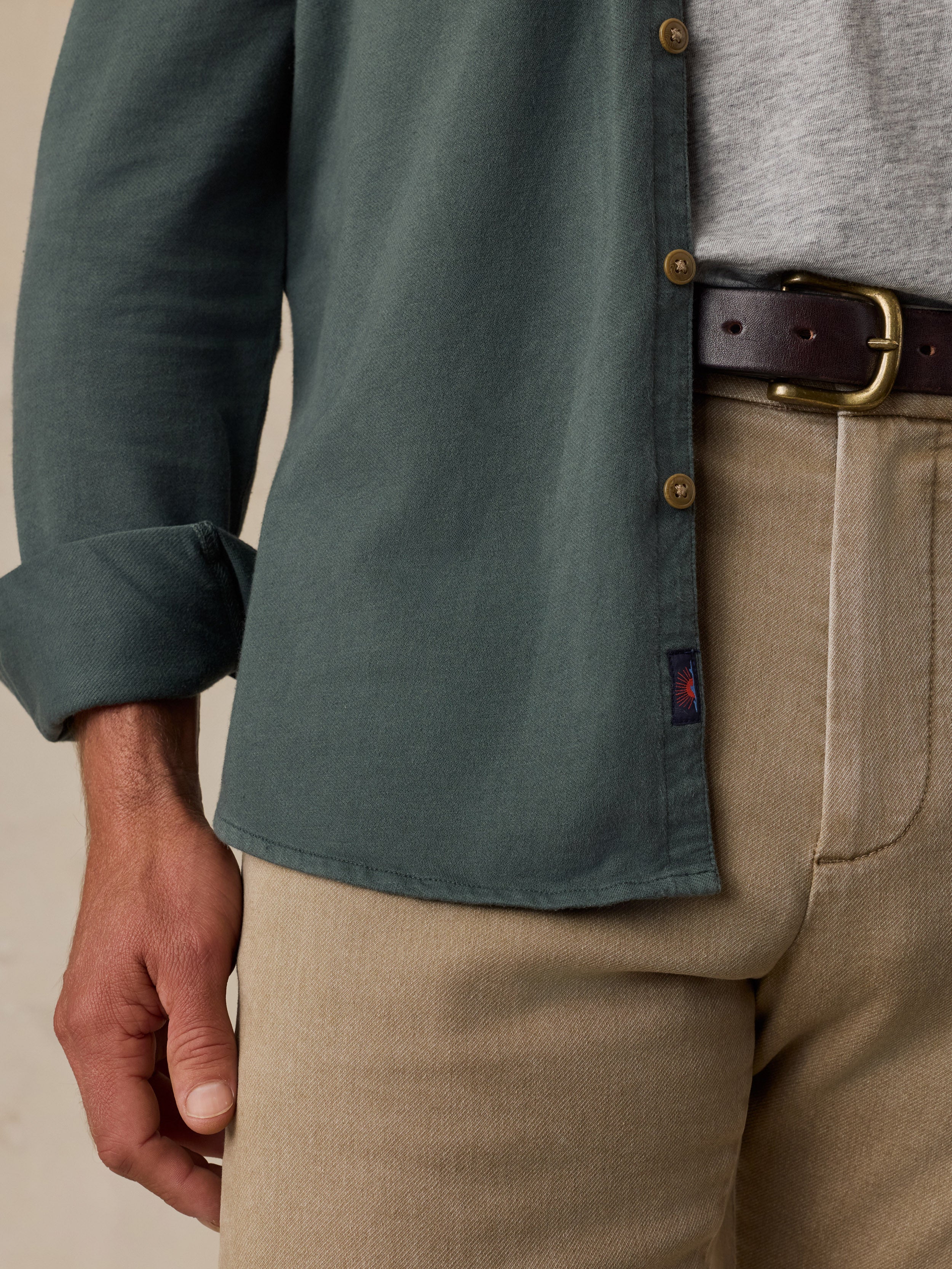 Field Knit Shirt - Forest Trail
