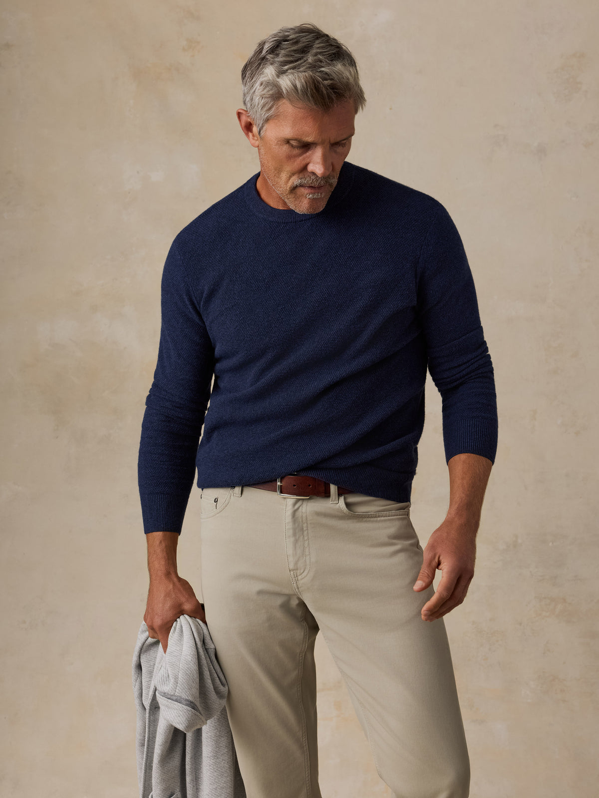 Jackson Crew Sweater - Navy Heather, image 4 of 5