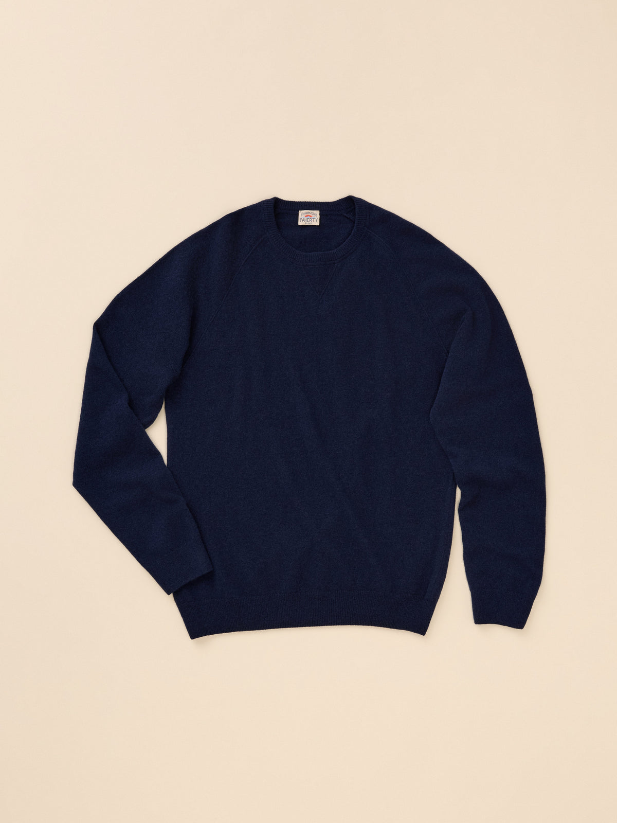 A navy blue crewneck sweater, image 6 of 7