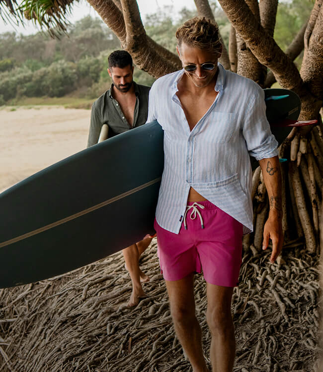 Faherty Brand storefront imagery, brand website preview image
