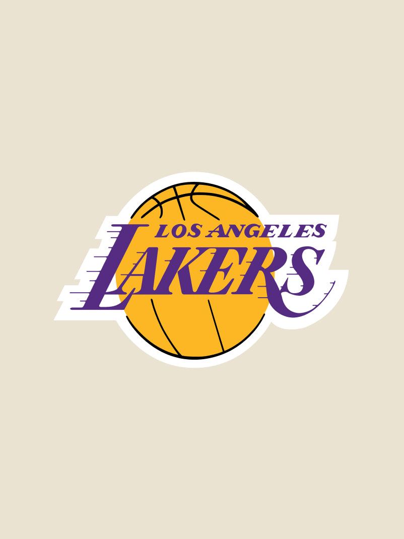 NBA Los Angeles Lakers Logo Card