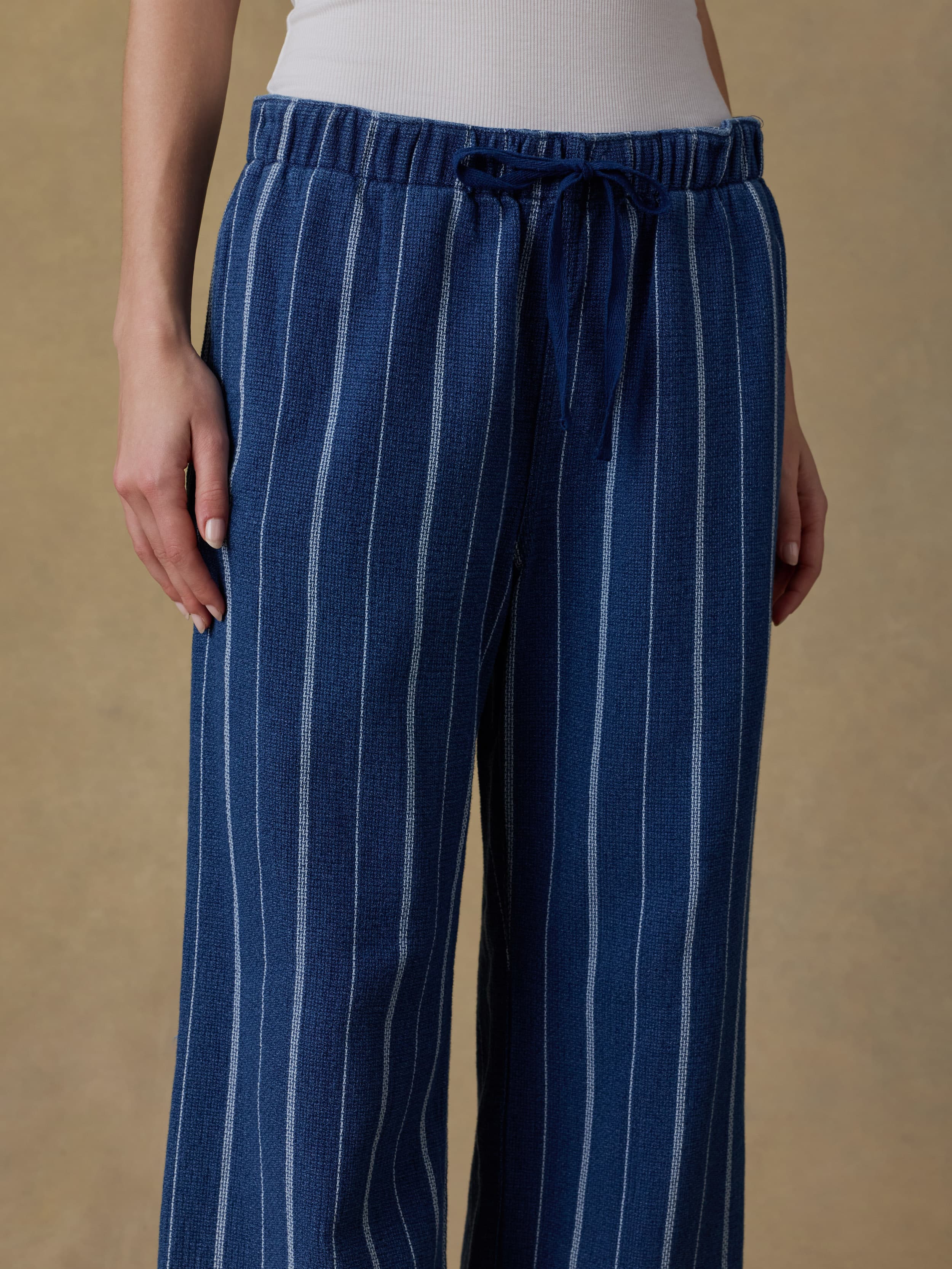 Laidback Island Tide Pant - Indigo Drift Stripe | Faherty Brand