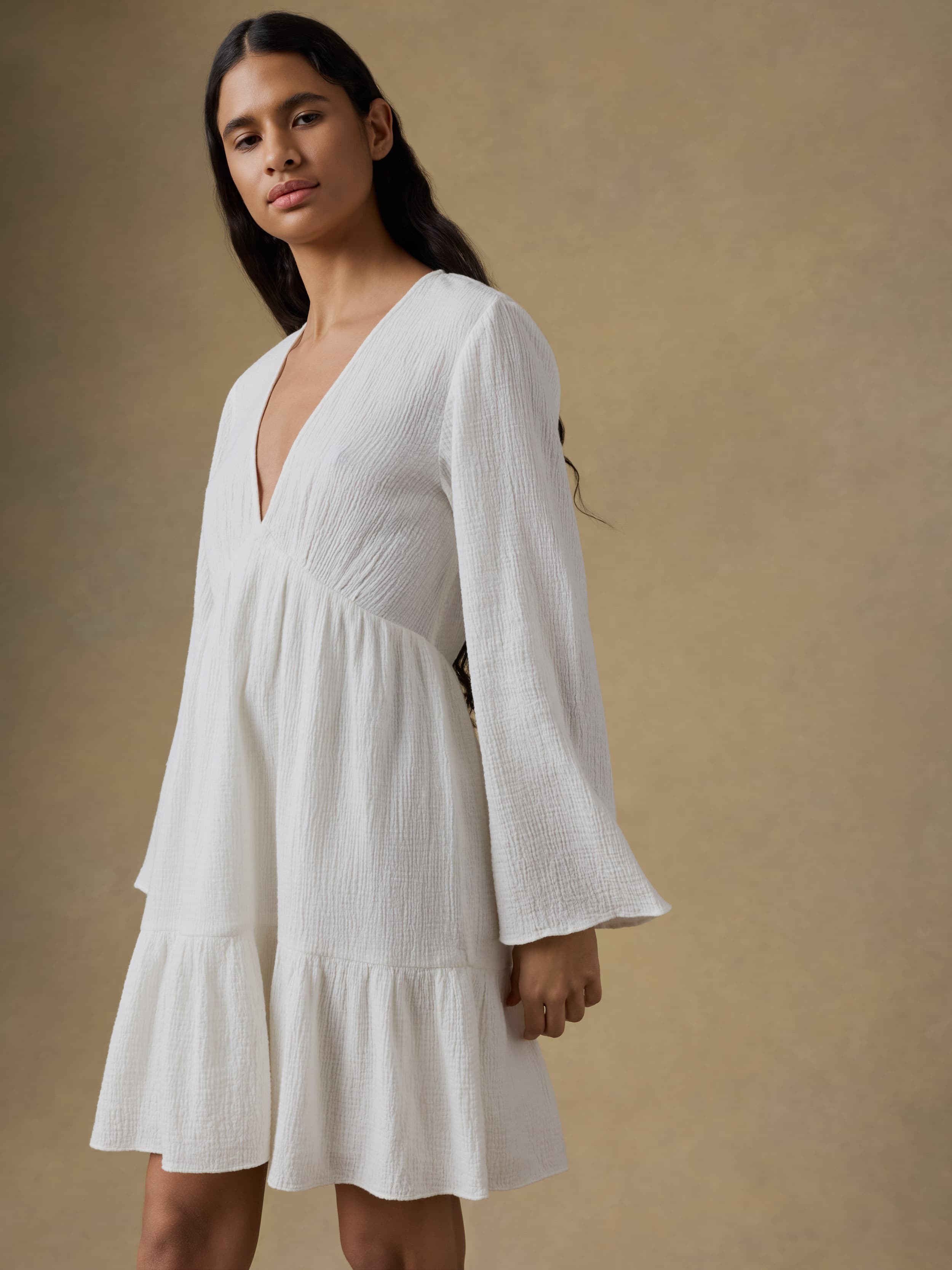 Dune Cotton Gauze Oceana Dress - White | Faherty Brand Dune Cotton Gauze Oceana Dress - White | Faherty Brand