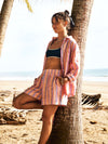 Laguna Linen Relaxed Shirt - Cabana Multi Stripe