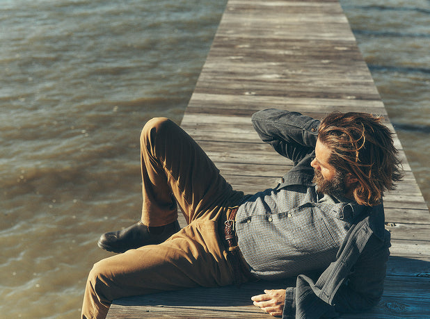 Reserve Twill 5-Pocket Pant - Rocky Cliff | Faherty Brand