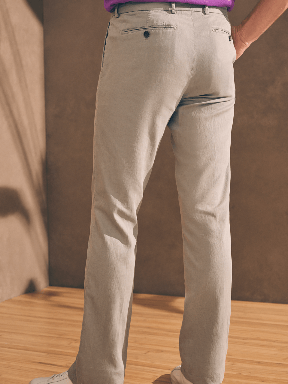 Reserve All Season Linen Trouser - Fossil