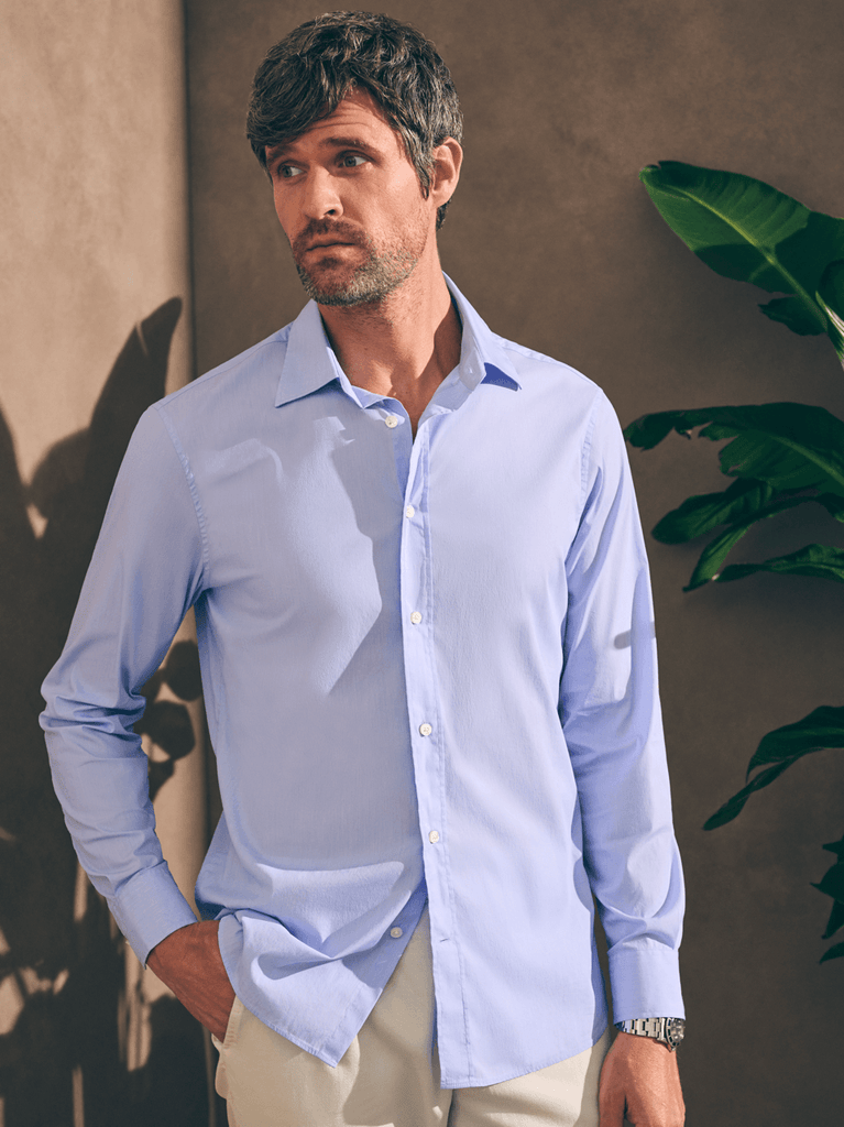 Reserve Dress Shirt - Shore Sky | Faherty Brand