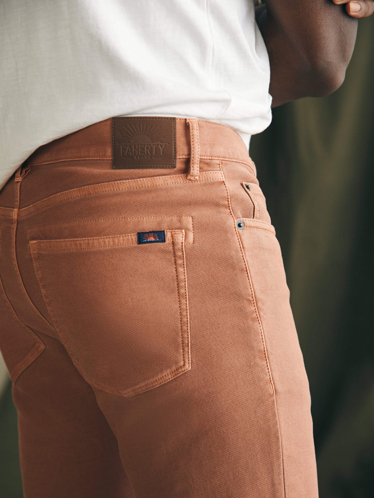 Stretch Terry 5-Pocket (34") - Mesa Red, image 5 of 6