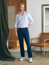 Organic Cotton Slim Straight Denim - Cove Point Wash