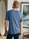 Short-Sleeve Vintage Chambray Tee - Glacial Navy Heather