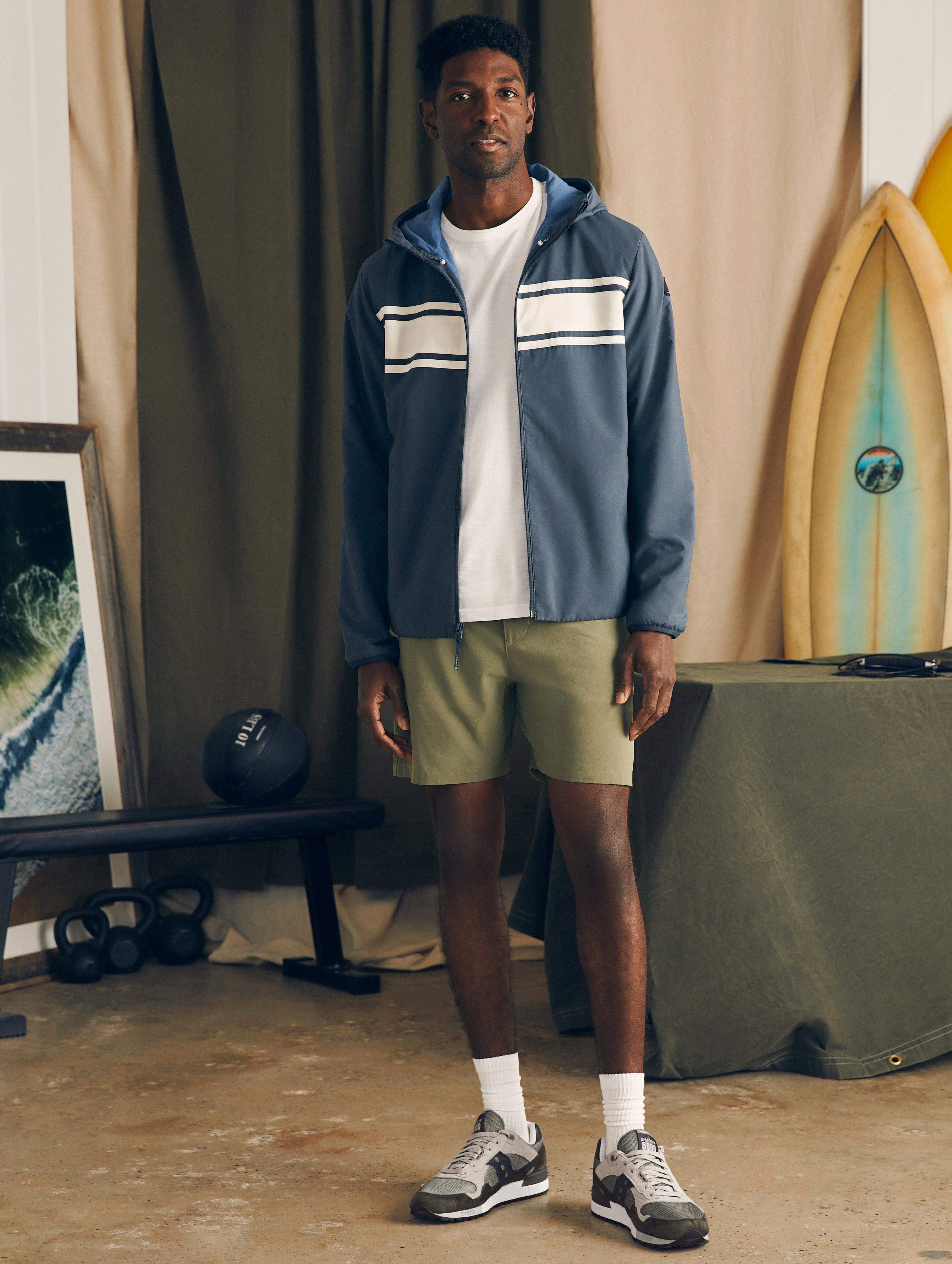 Shorelite Surf Stripe Jacket - Blue Nights