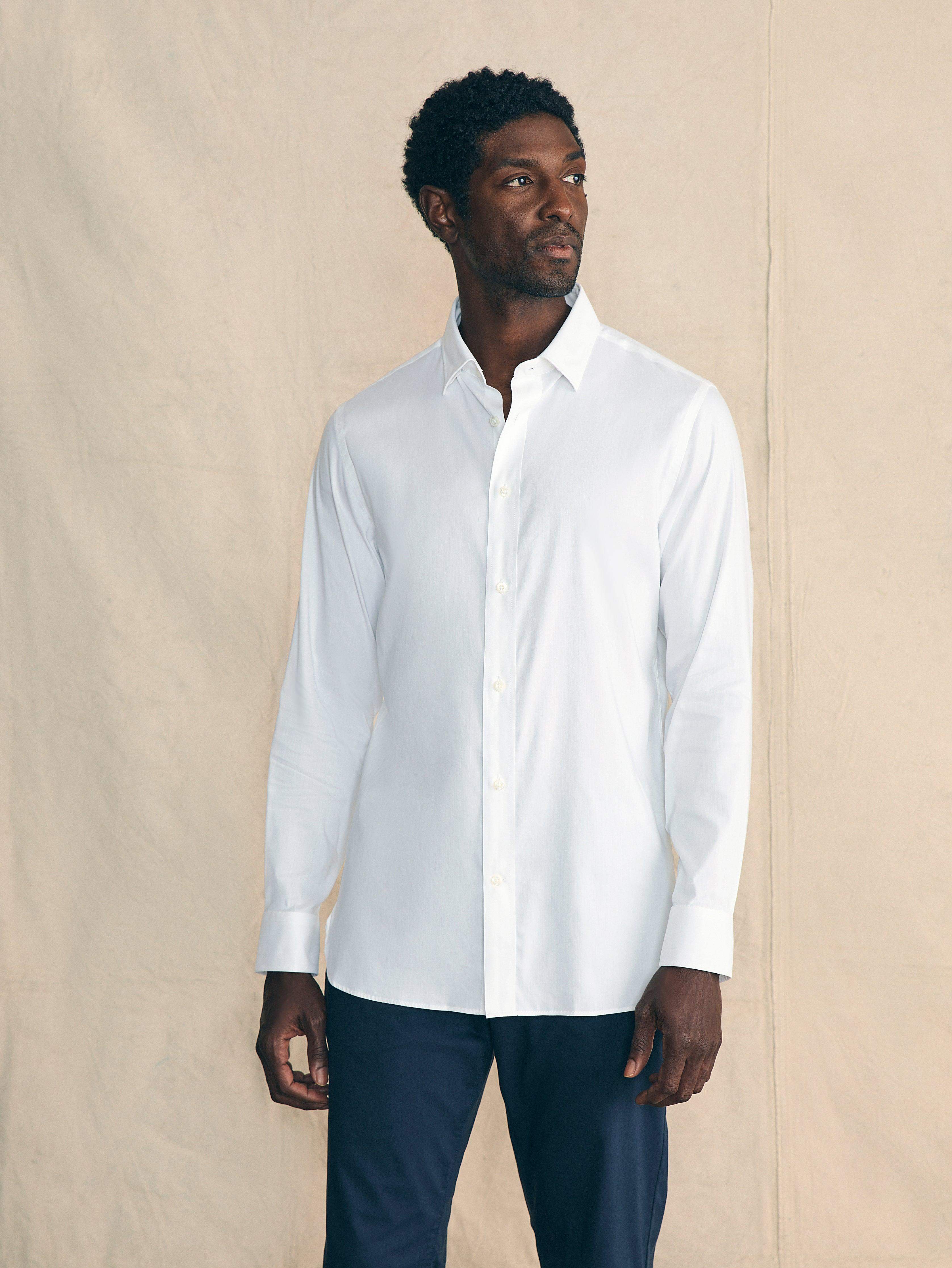 Movement™ Dress Shirt (Tall) - Cloud White