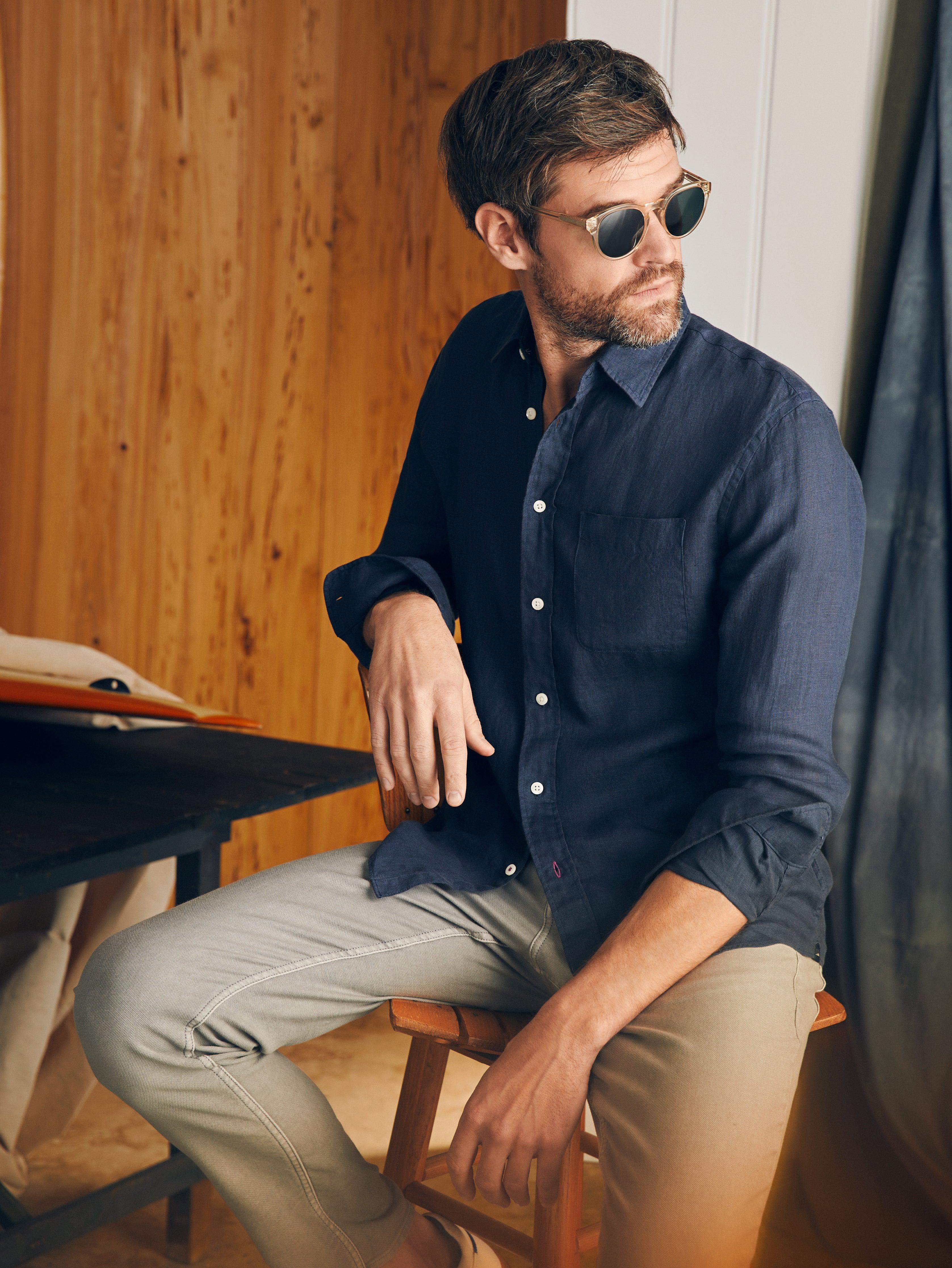 Laguna Linen Shirt - Storm Navy