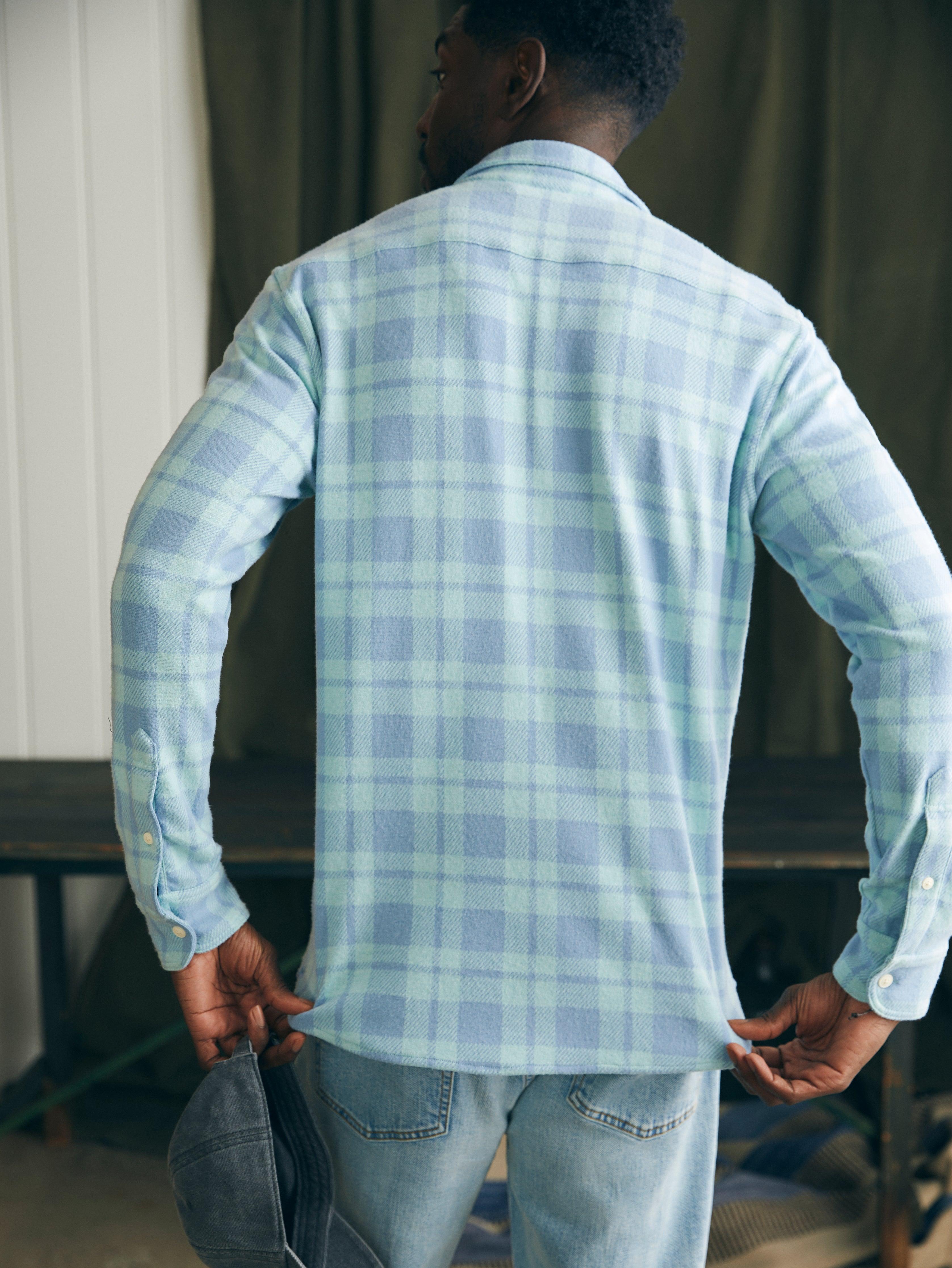 Legend™ Sweater Shirt - Clearwater Coast Plaid