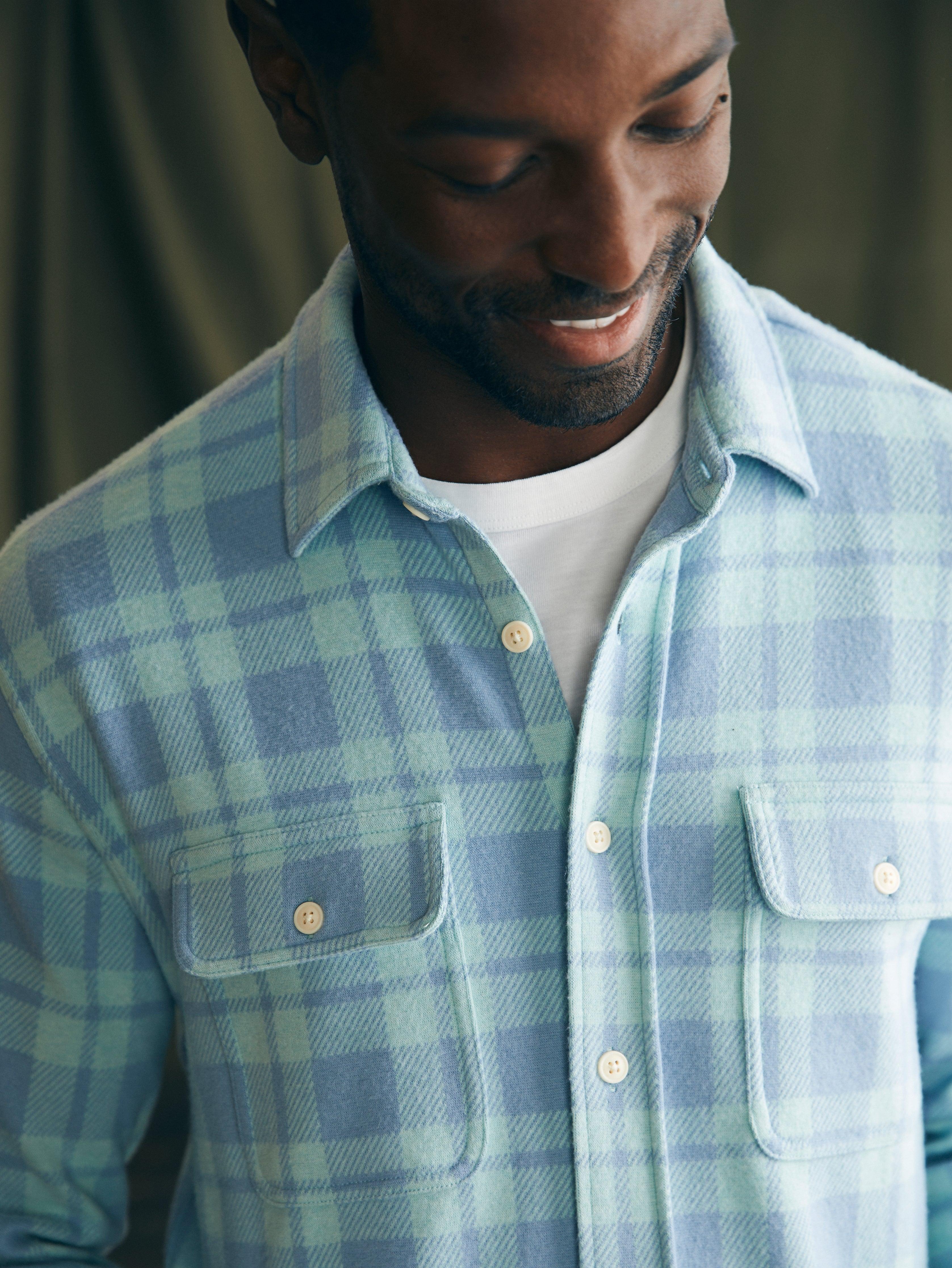 Legend™ Sweater Shirt - Clearwater Coast Plaid