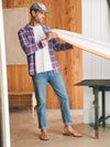 Legend™ Sweater Shirt (Tall) - Viewpoint Rose Plaid