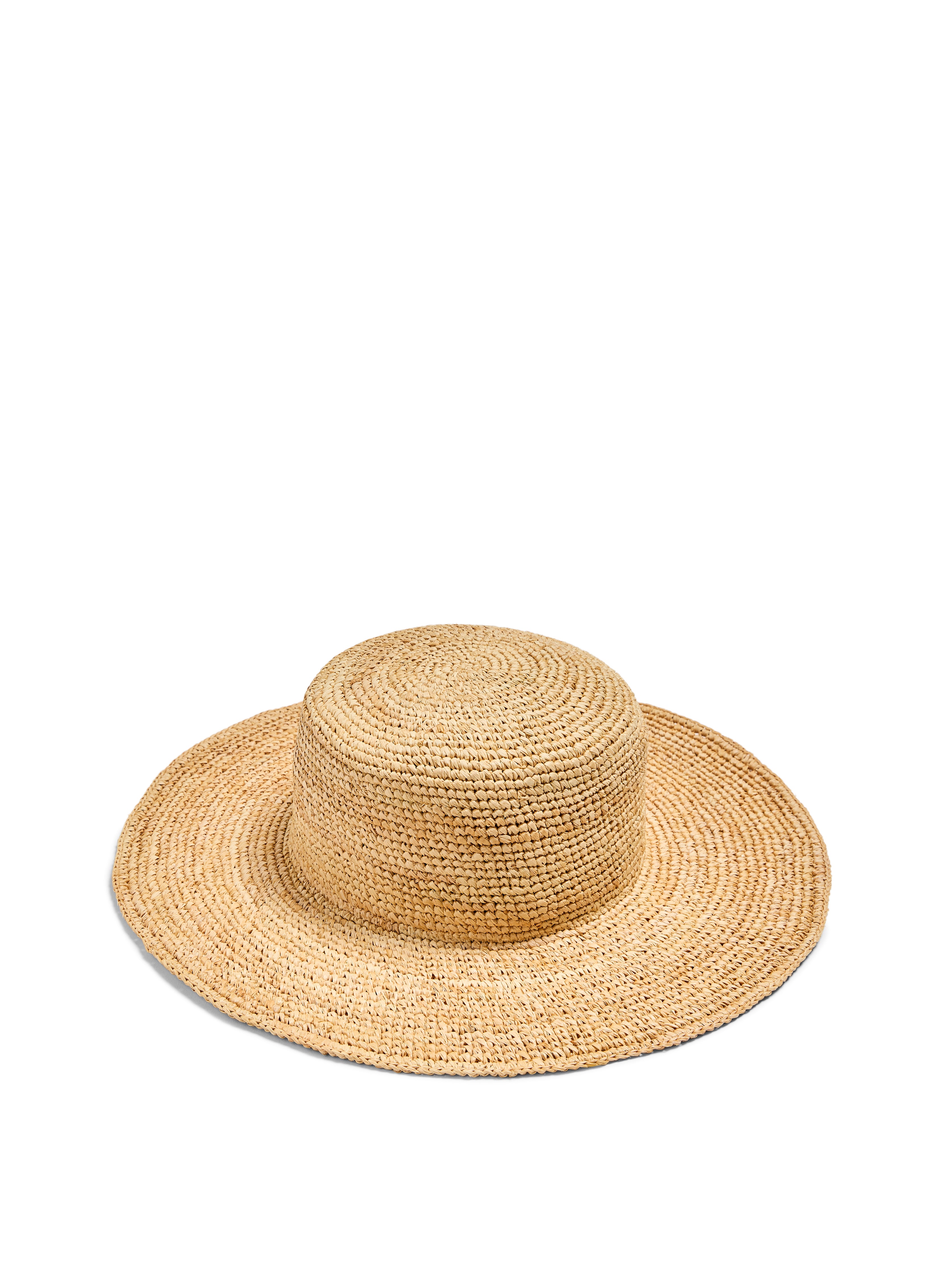 Raffia Packable Sun Hat - Natural