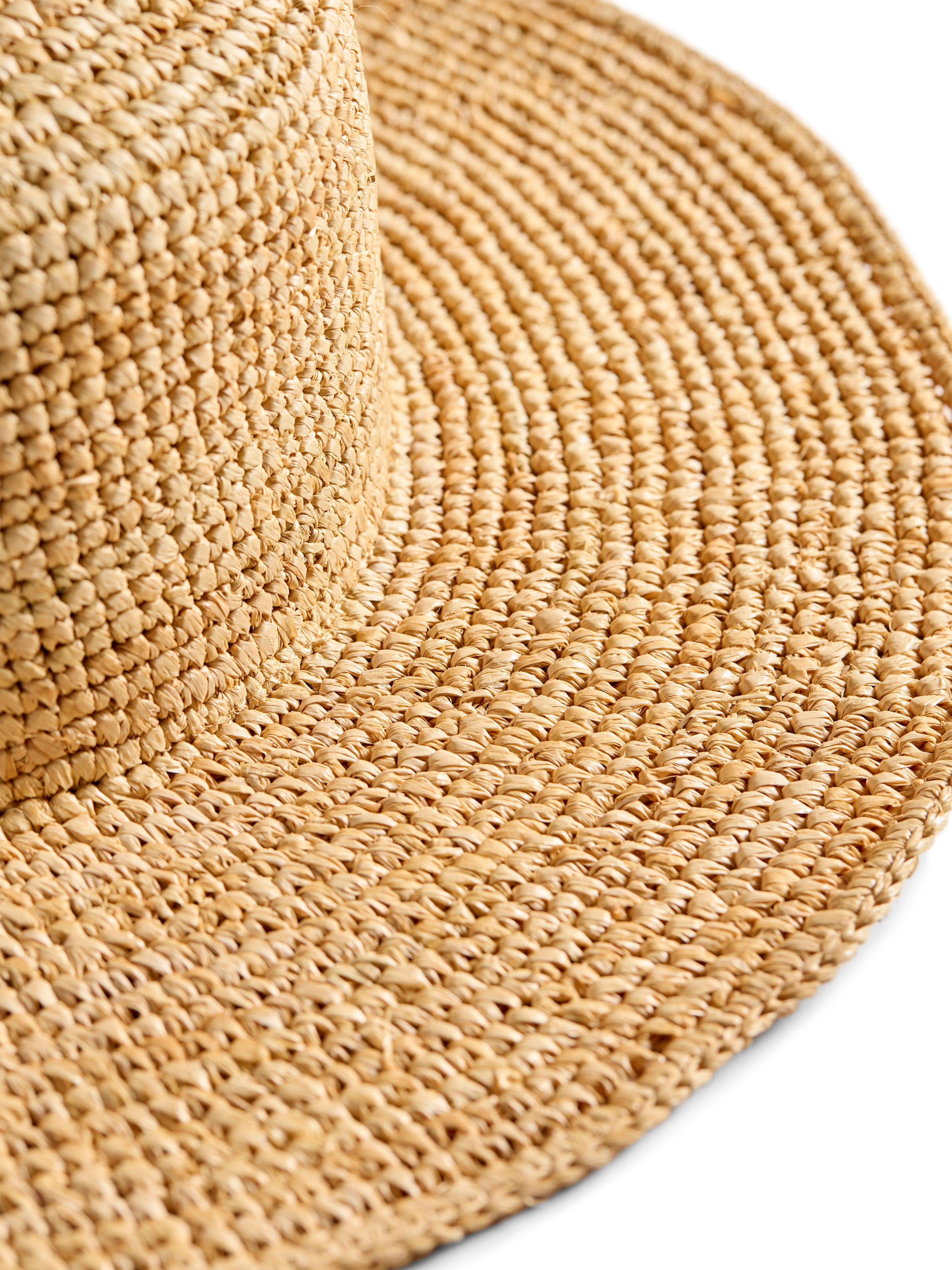 Raffia Packable Sun Hat - Natural