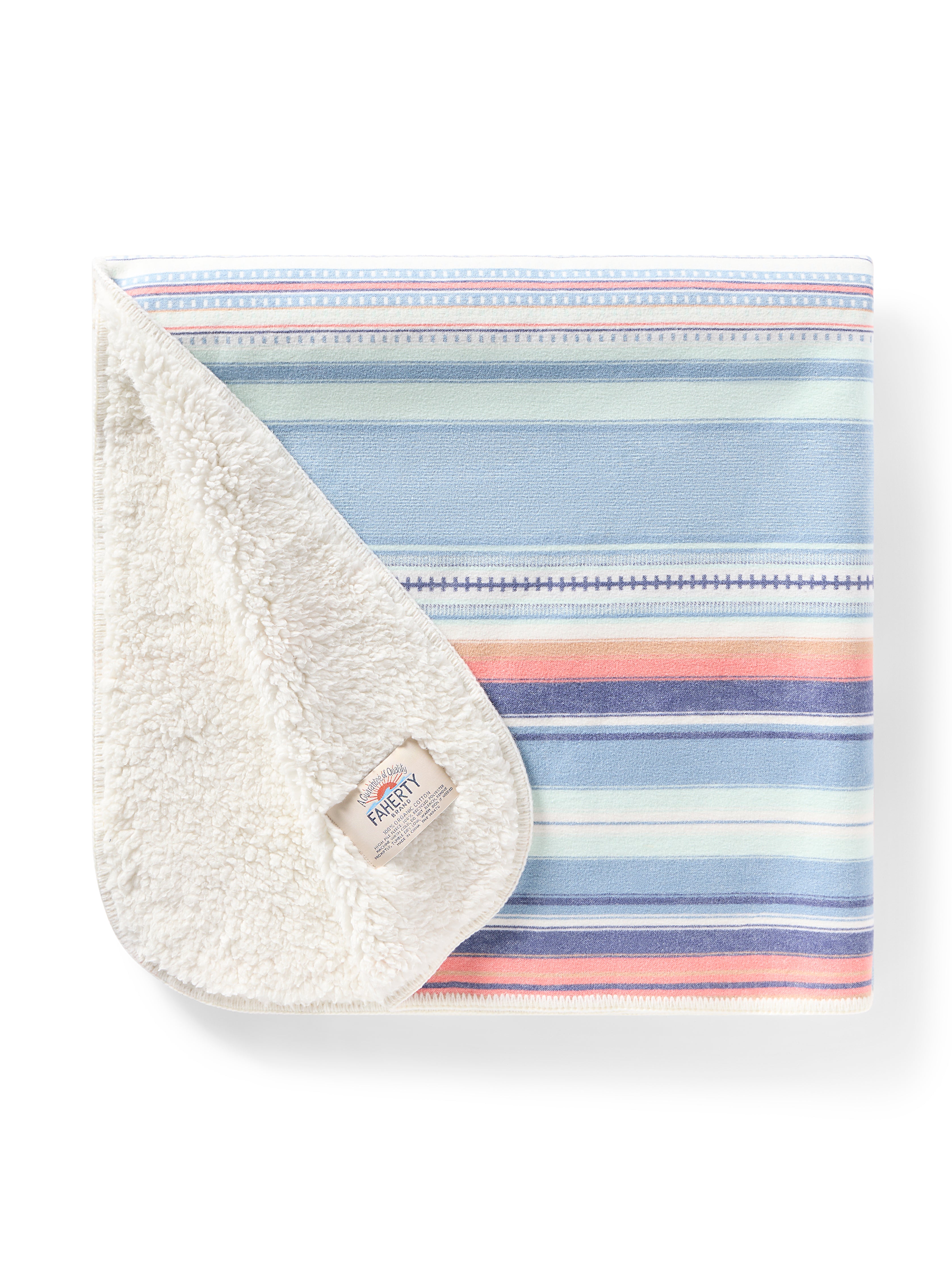 Organic Cotton Baby Blanket - Island Sunrise