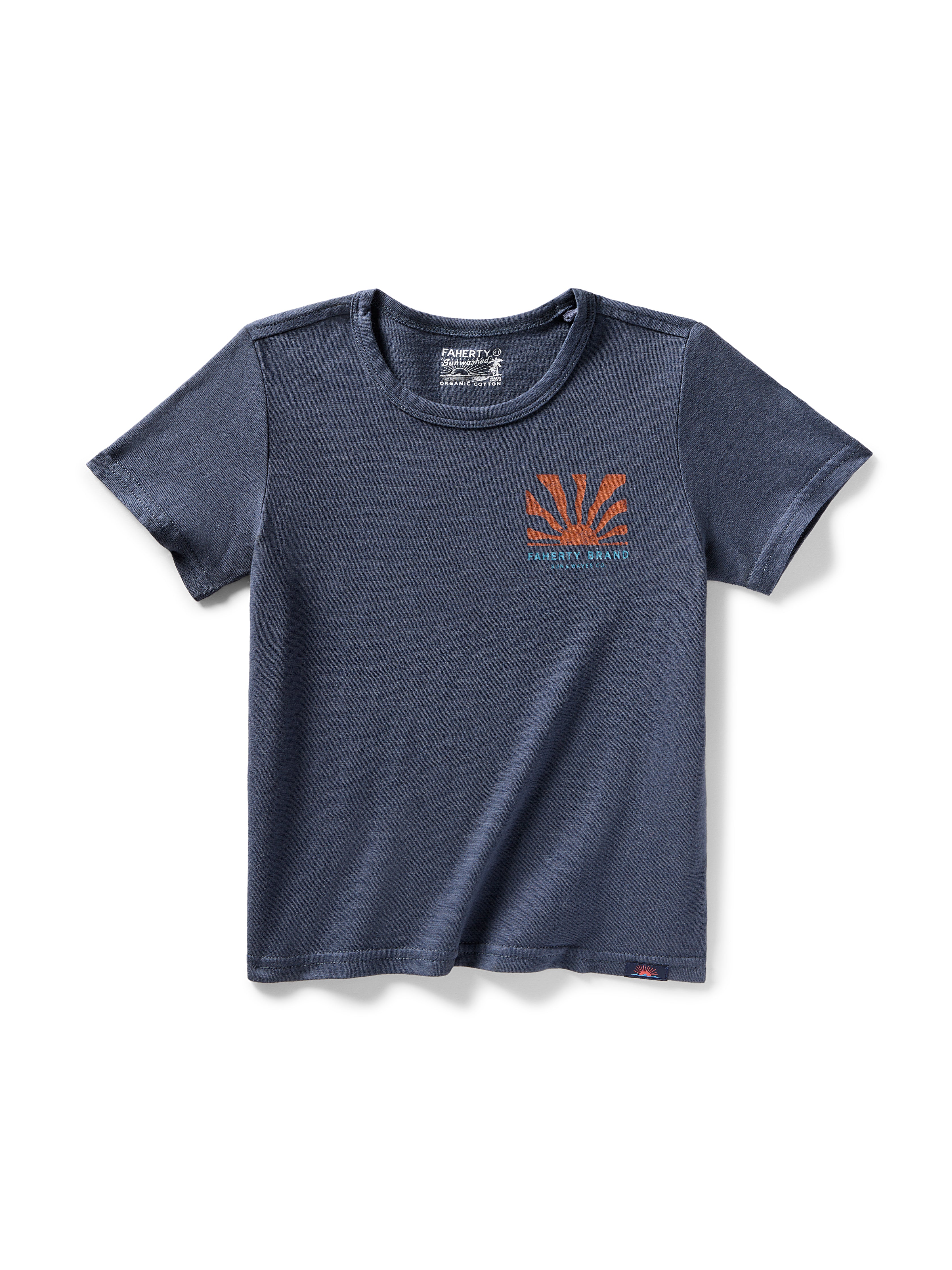 Kids Rays Sunwashed Graphic Tee - Dune Navy