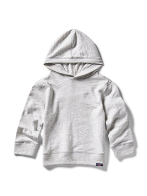Kids Sunwashed Slub Hoodie - Light Grey Heather