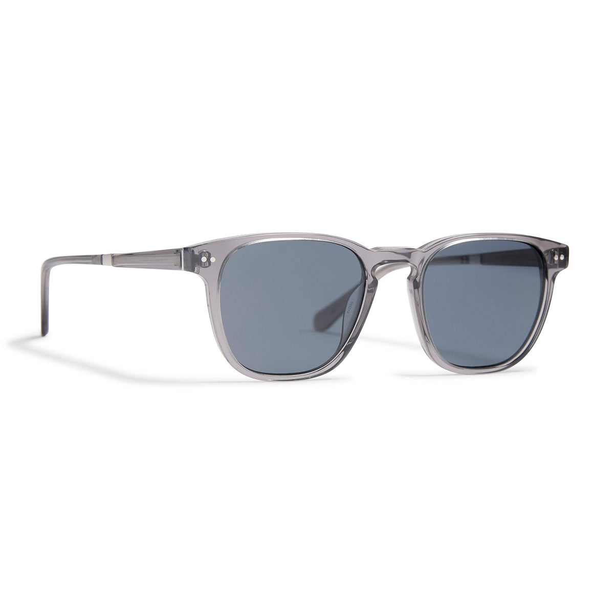 Gray Sunglasses Transparent Gray Spring Hinges Acetate Oval Tinted  main image 4