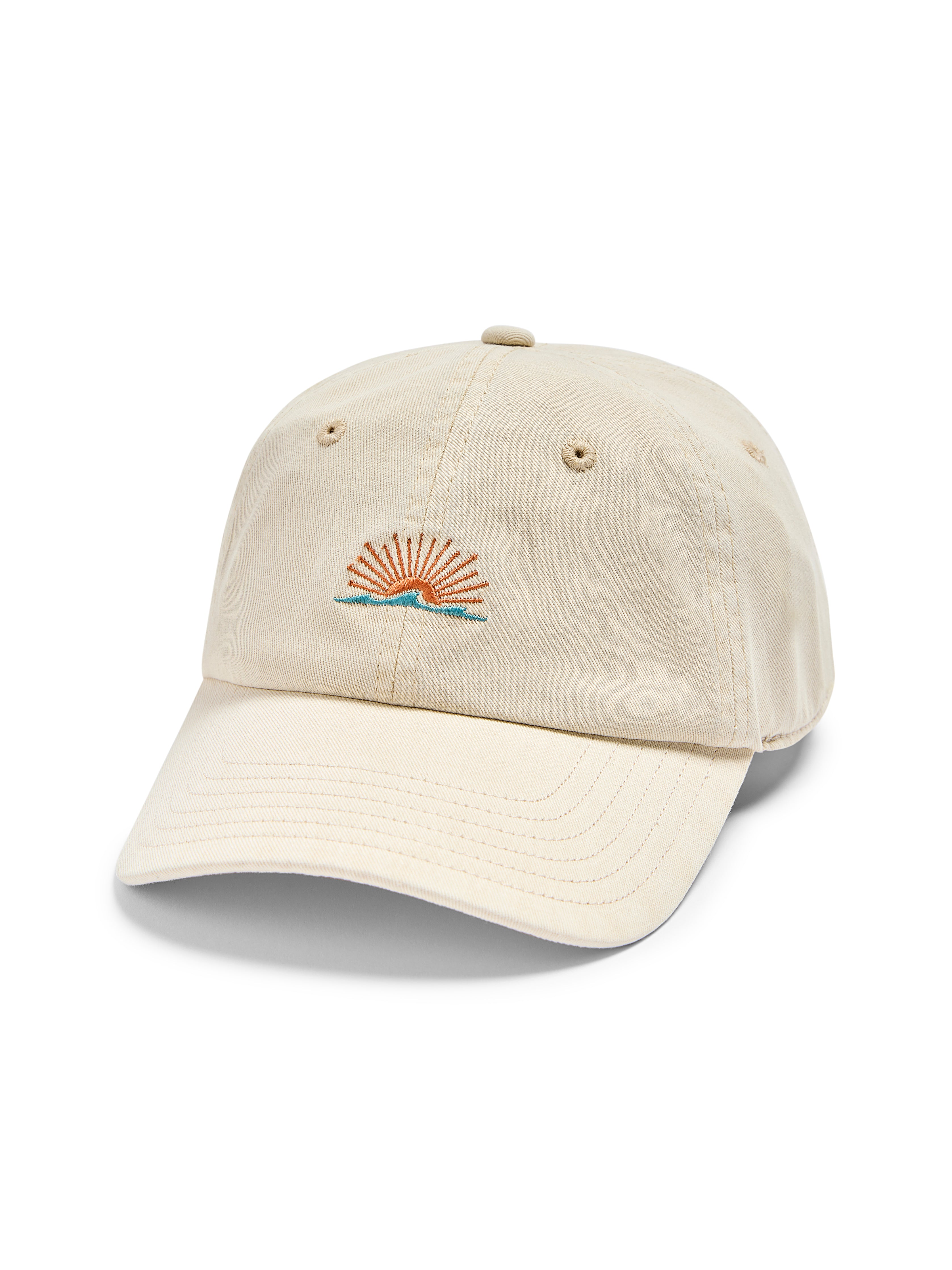 Sunwashed Baseball Hat - River Stone