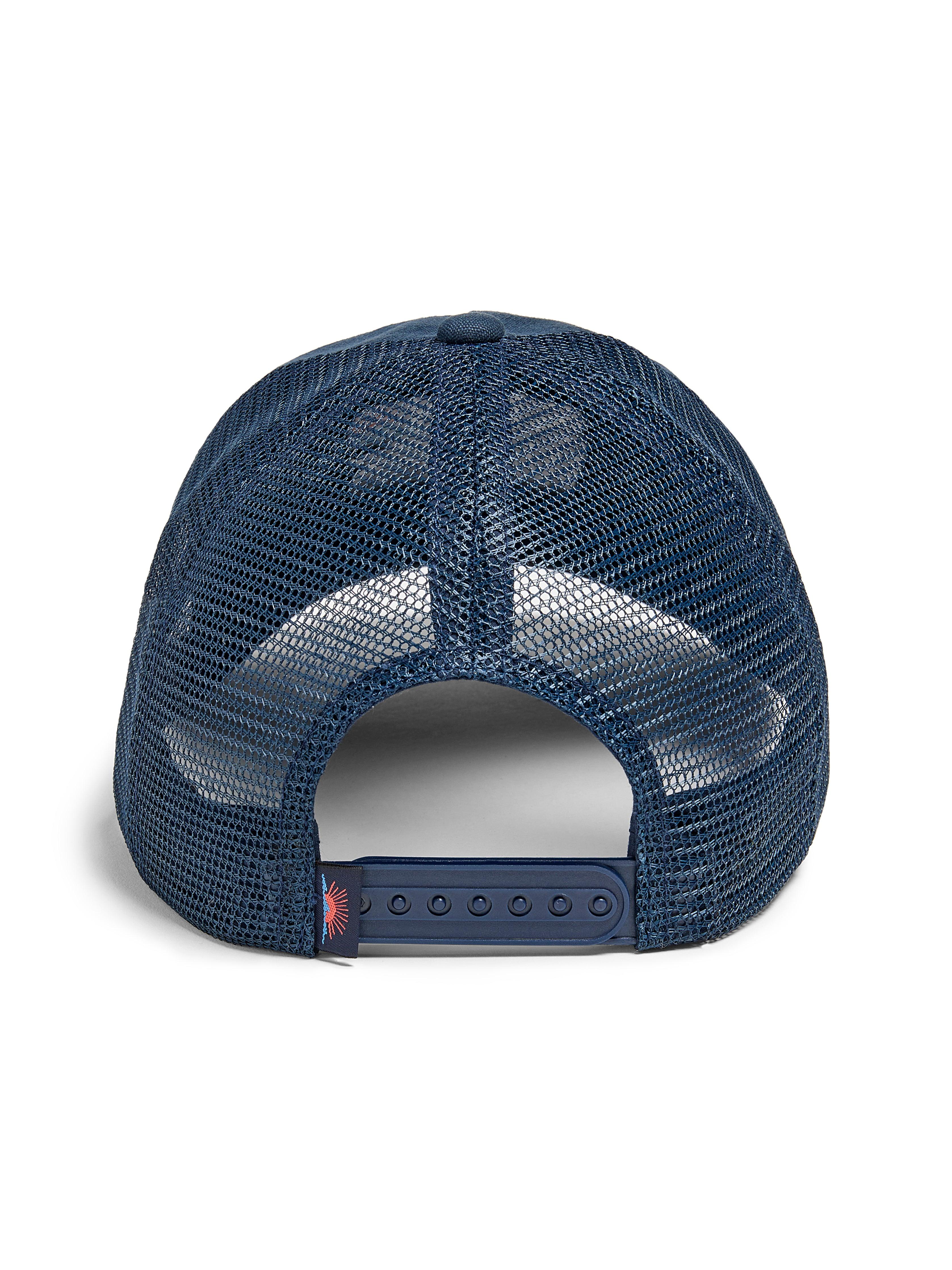 Malibu Retro Sun & Waves Trucker - Navy