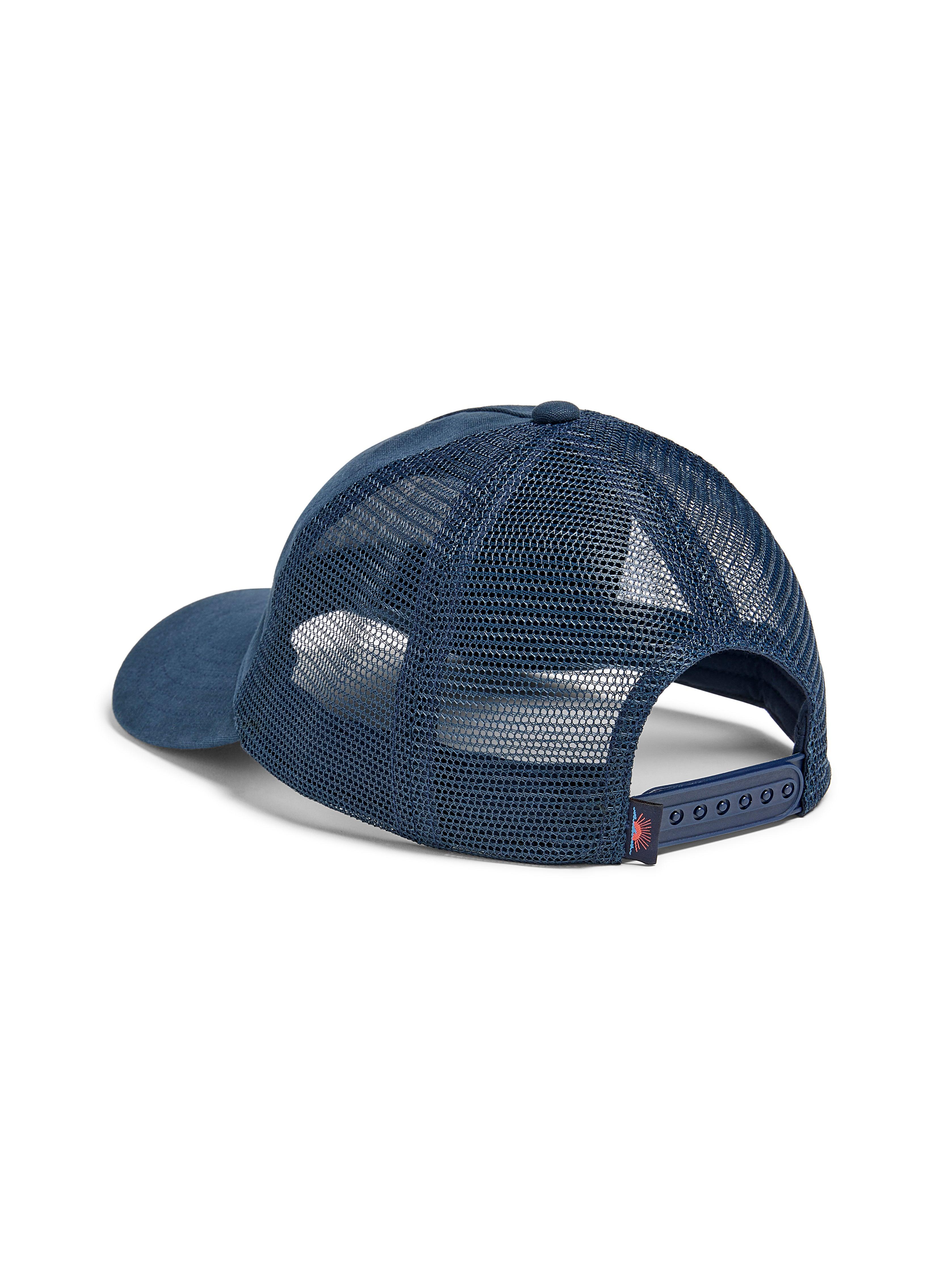 Malibu Retro Sun & Waves Trucker - Navy