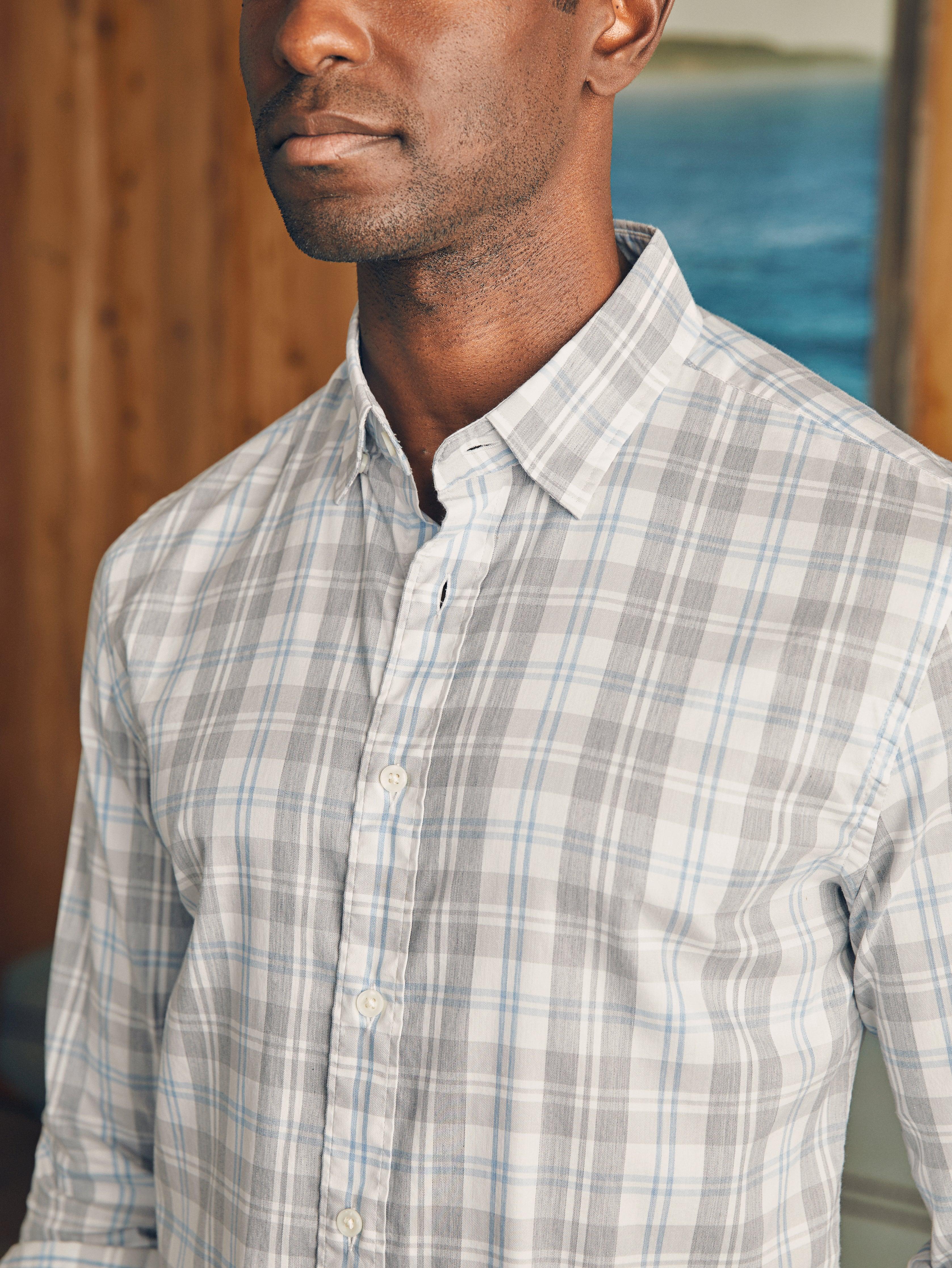 Movement™ Shirt - Grey Cream Plaid