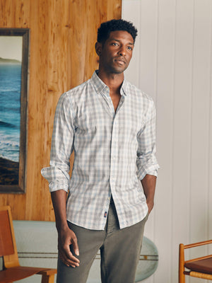 Movement™ Shirt - Grey Cream Plaid