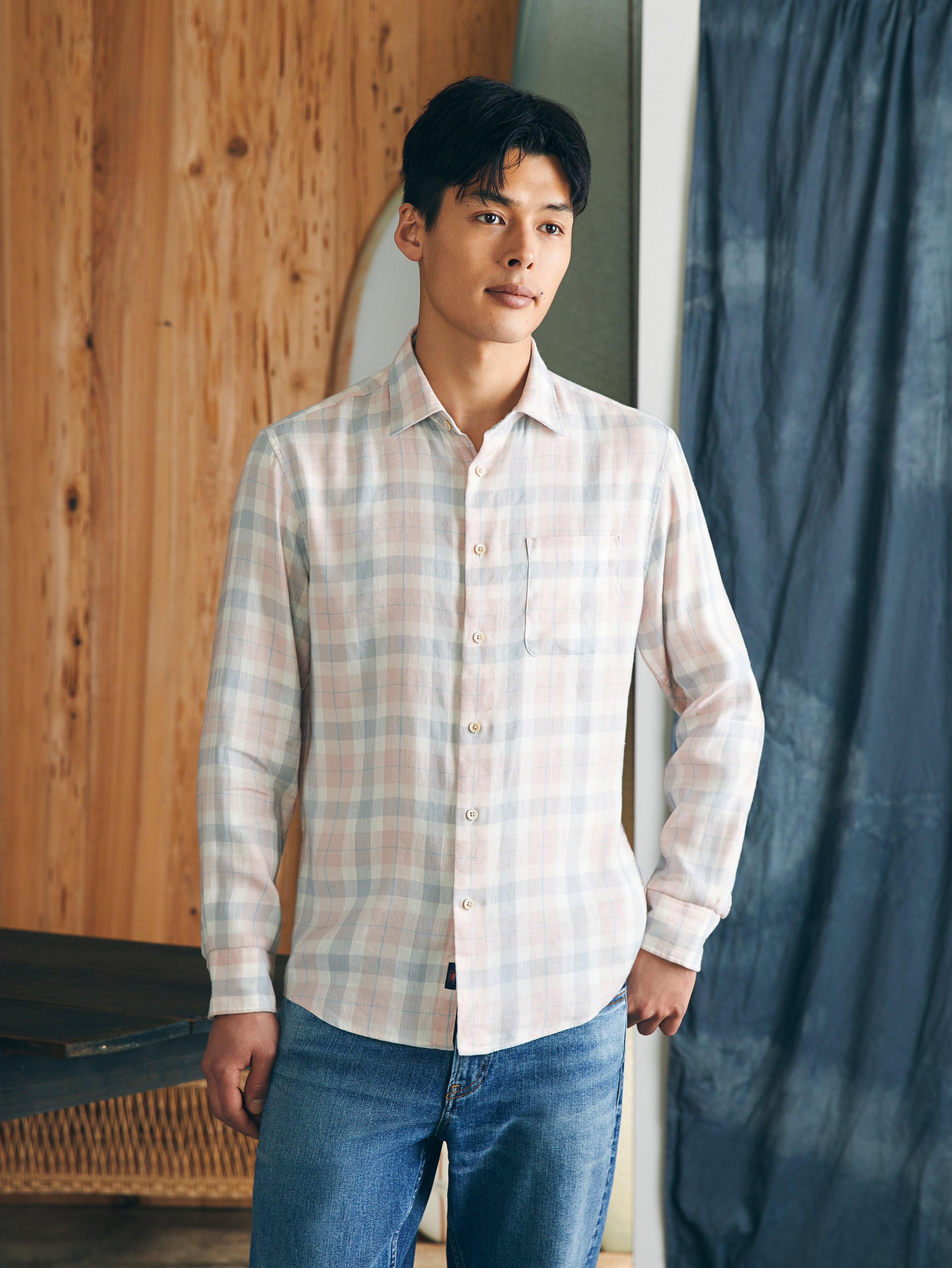 Weekend Blend Shirt - Mauve Field Plaid