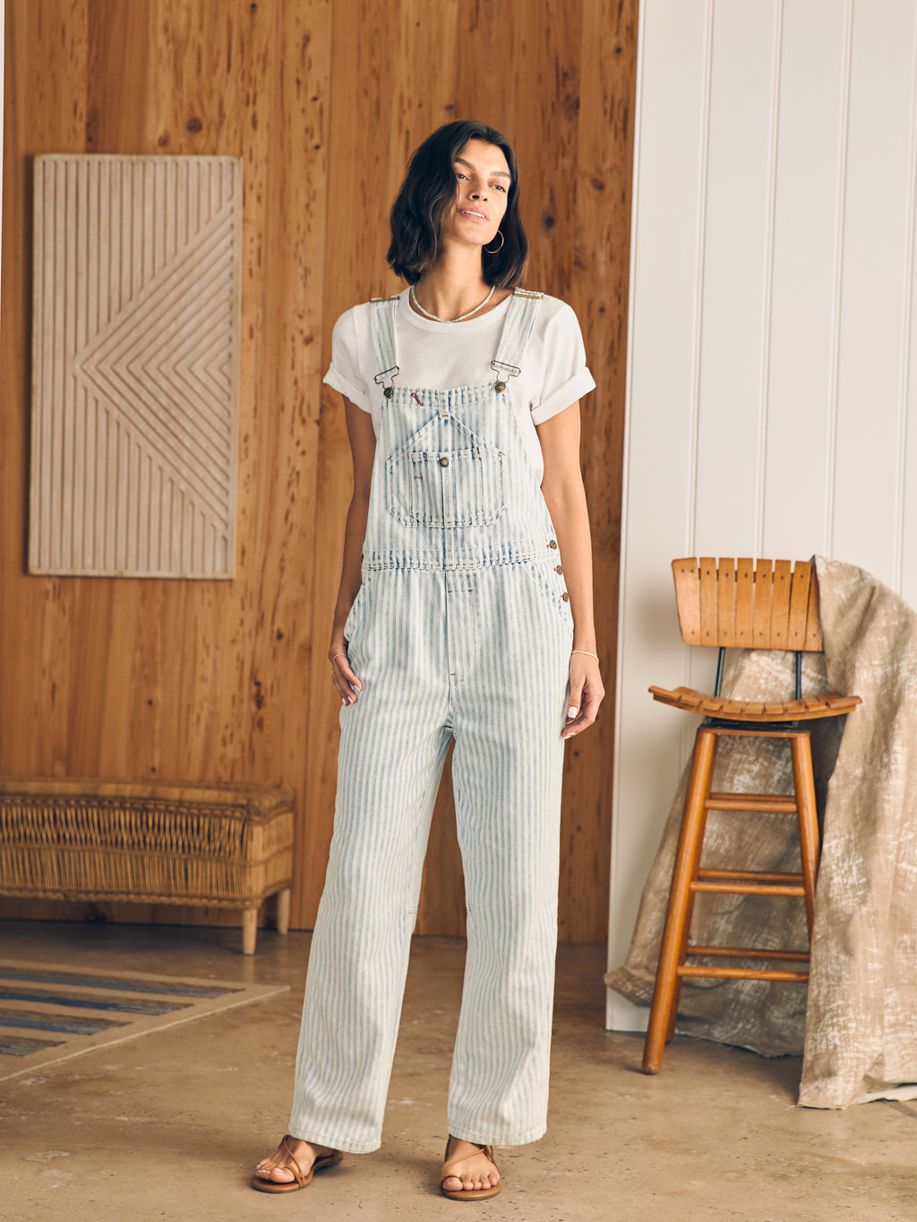 Faherty Overland Twill Jumpsuit - Women's - Clothing