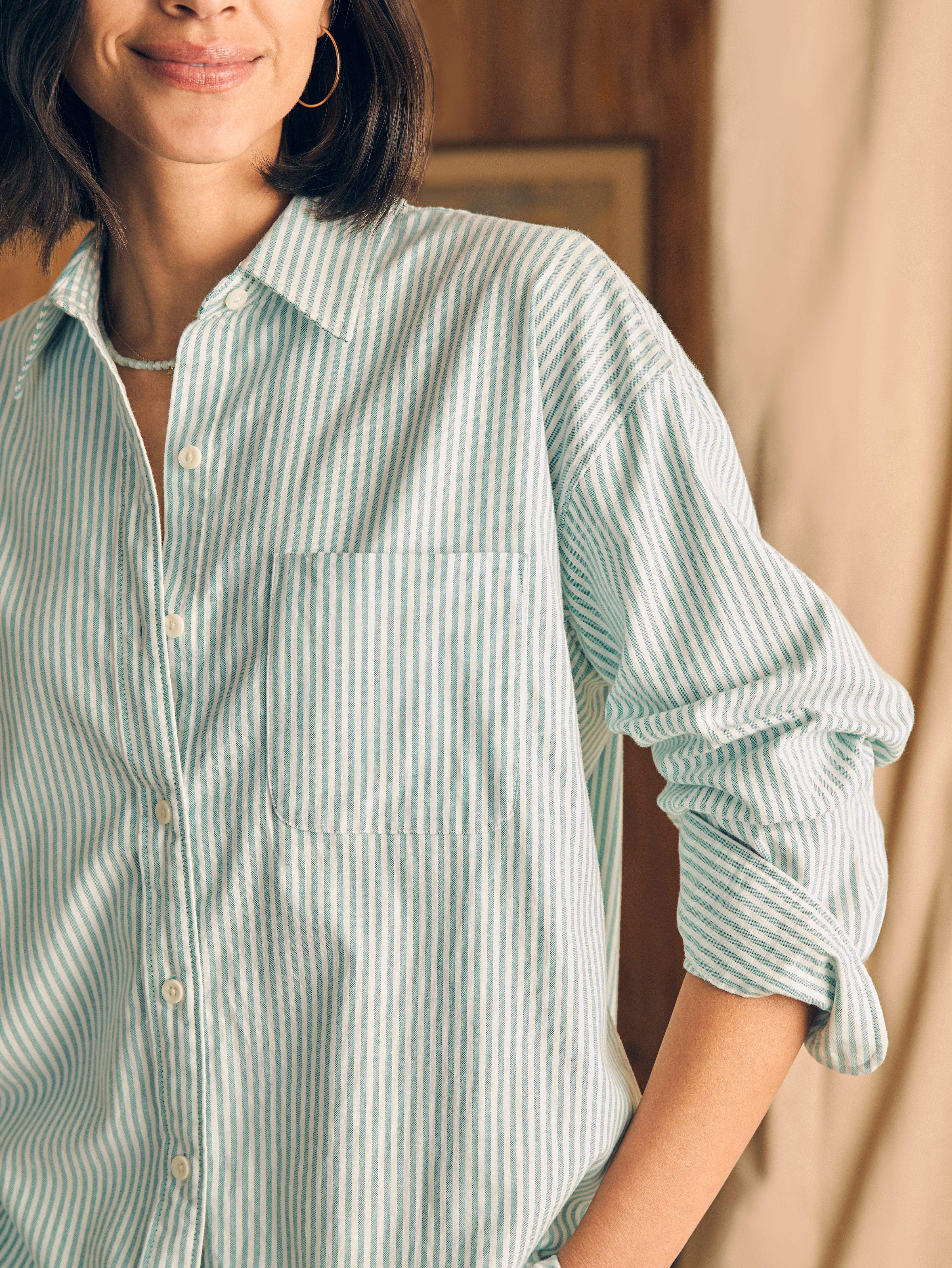 Stretch Oxford Relaxed Shirt